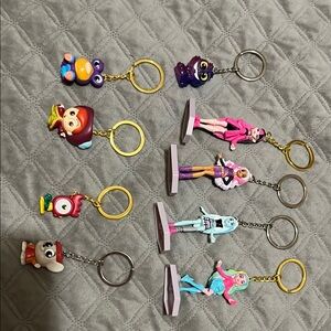 Colorful Kids Toy Keychain Set